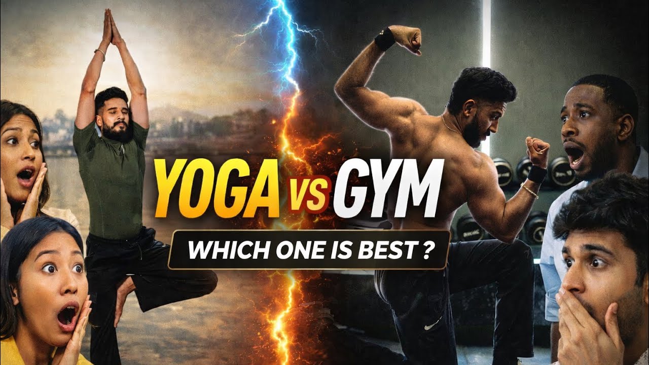 Yoga vs Gym – Public Ne Kisko Winner Banaya? 😱| योगा और जिम दोनों में से कौन जीतेगा ? 💪