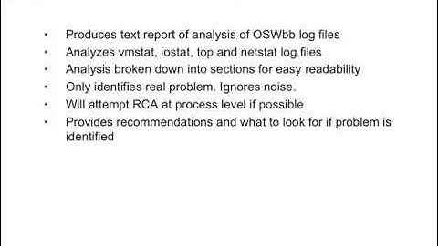 OSWatcher Black Box Analyzer Overview