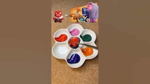 Mixing Emotions from InsideOut 2 - The Result Will Surprise You! (Part 51)#asmr #colors  #insideout2