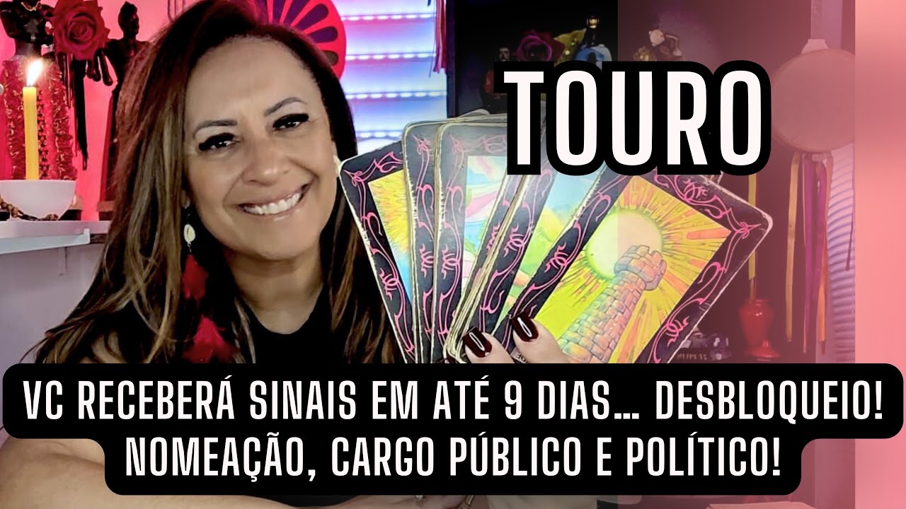 TOURO ♉️ VC RECEBERÁ SINAIS EM ATÉ 9 DIAS! NOMEAÇÃO, CARGO PÚBLICO E POLÍTICO!