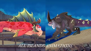 Hungry Shark Evolution - All Islands Animations