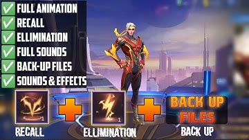 Chou THUNDERFIST Sᴋɪɴ Script + Back Up files | Thunderfist free skin | MLBB