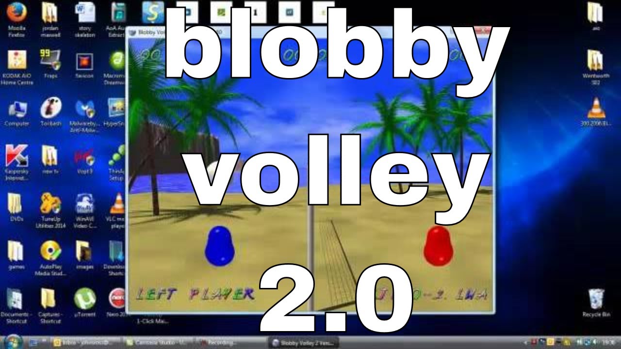 blobby volley 2.0 - portable free game to download - YouTube