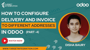 How to configure delivery and invoice to different addresses in Odoo?