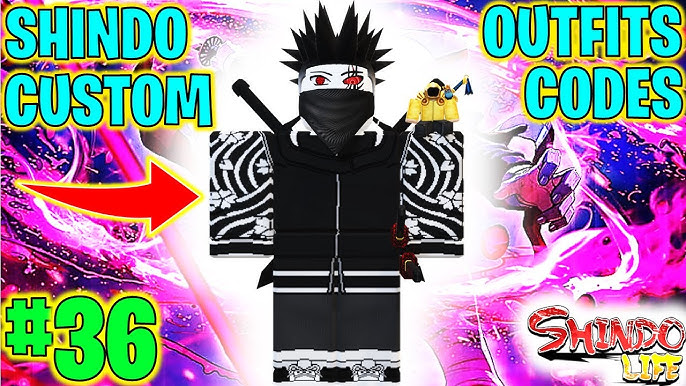 ⭐NEW SHINDO LIFE CUSTOM OUTFITS CODES #38⭐ in 2023