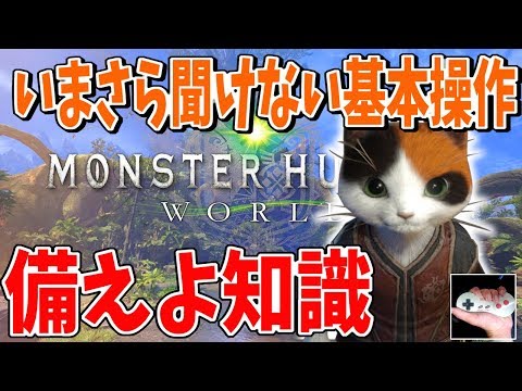 【初心者向け】今作デビューや復帰勢 備えておきたい基本操作の基本【MHW：β】