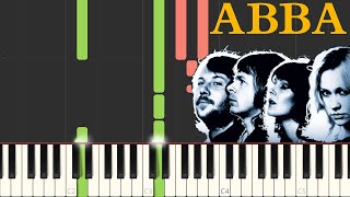 SOS - ABBA [Piano Tutorial] (Synthesia)
