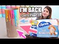 PAINTING TOILET PAPER ROLLS + Why I Left