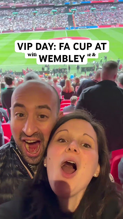 VIP DAY AT WEMBLEY STADIUM ⚽️ #wembley #football #facup #london #food