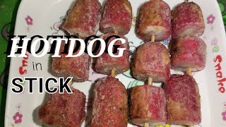 HOW TO MAKE HOTDOG IN STICK