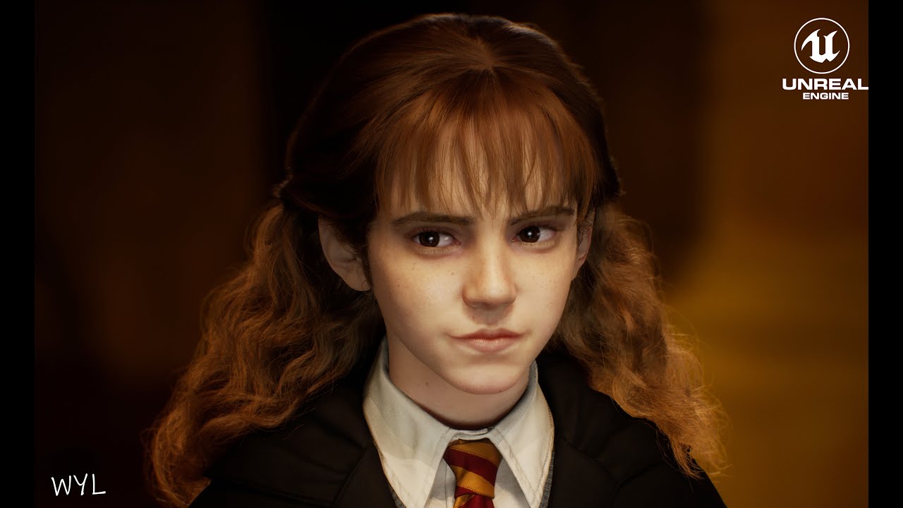 Inclinado Cumbre Suri A Portrait of Hermione Granger Made Using Unreal Engine 5