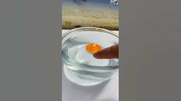 Candle And Water Experiment تجربة شمعة و الماء 