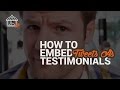 How to Embed Tweets Tweets as Testimonials