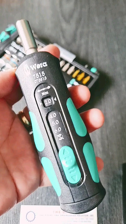 Wera 7515 Kraftform Safe-Torque Speed Torque screwdriver 2-6 Nm | Wera The Gioi Moi JSC