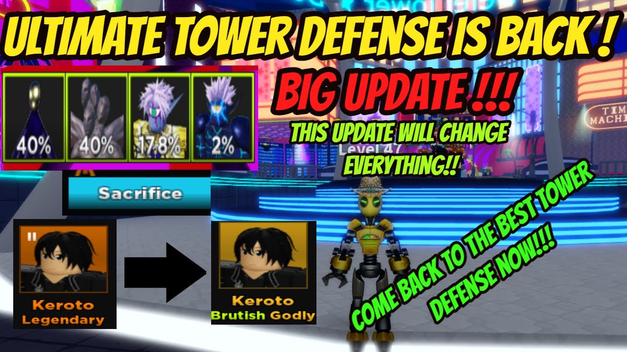 Ultimate Tower Defense on X: 🕹 New Update in Ultimate Tower