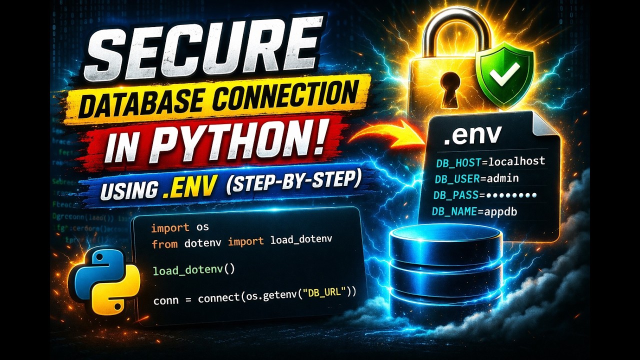 Stop Hardcoding Passwords! Secure Python Database Connections (.env ...
