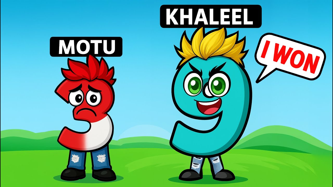 MOTU and KHALEEL Playing BE A NUMBER in Roblox 🔢🔢