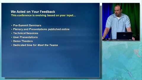 ESRI DevSummit 2010Plenary Videos - Opening Part 2 of 2