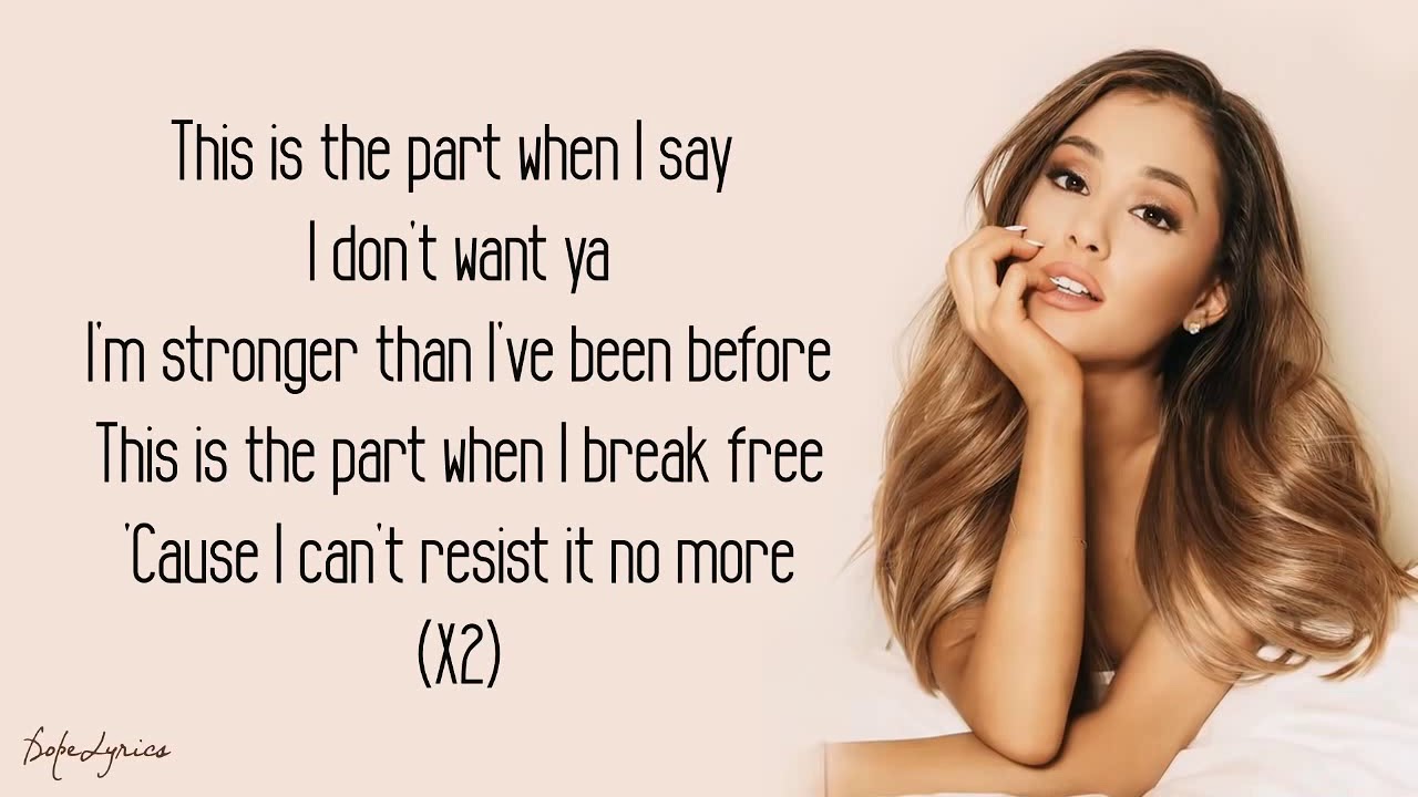 Break Free ariana grande with lyrics YouTube Break Free ariana grande with lyrics YouTube