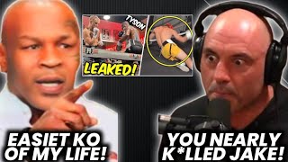 Joe Rogan And Mike Tyson Clowned Jake Paul After He KO HIM IN SPARRING!new footage fight 2024