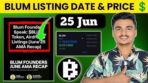 Blum Airdrop Tokenomics | Blum Airdrop TGE | Blum Tokenomics | Blum New Update