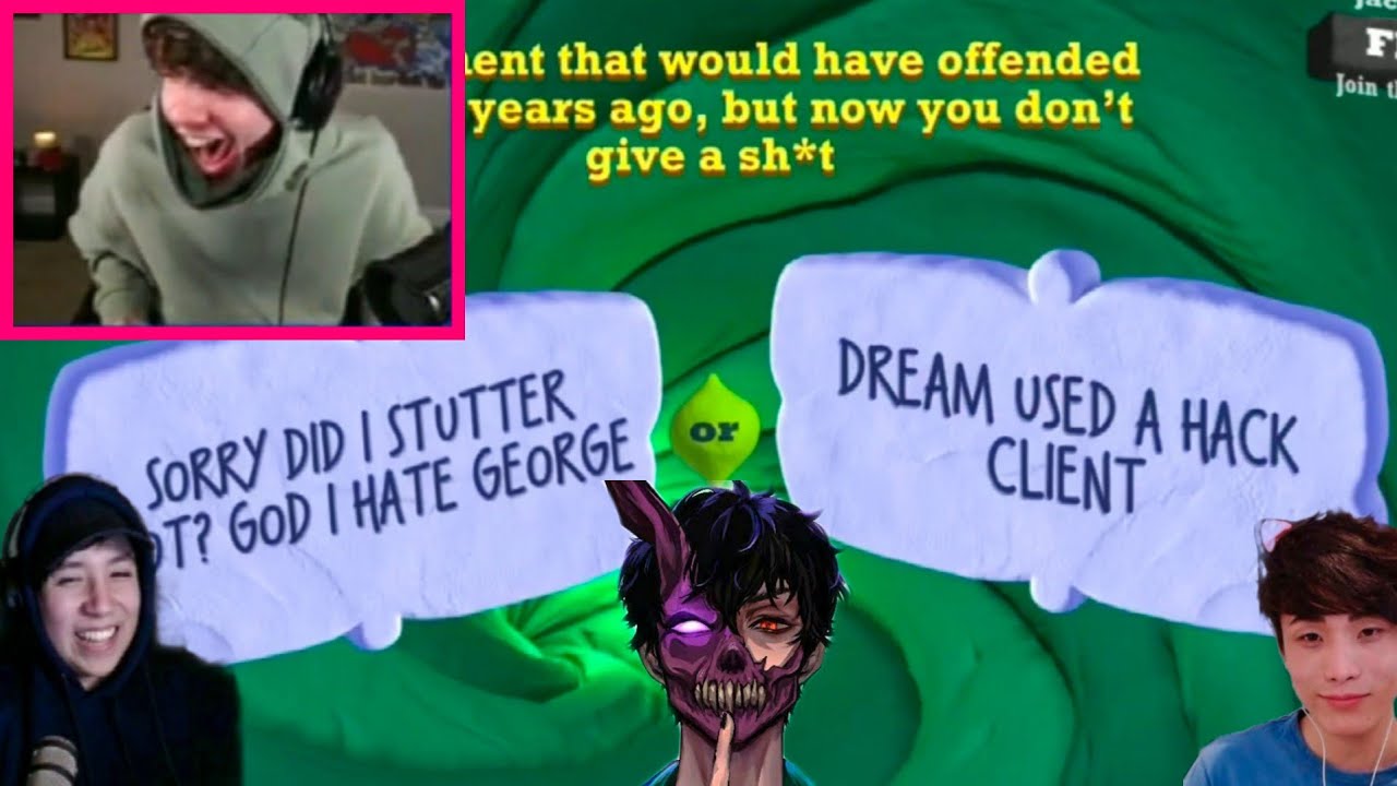 Quackity Corpse Sykkuno BBH George & Karl Plays Quiplash 