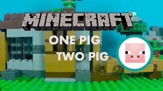 LEGO Minecraft Stop Motion - One Pig Two Pig