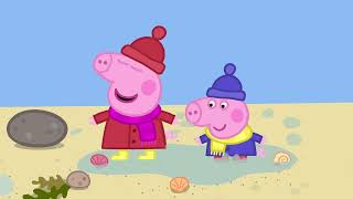 Peppa Pig Plays in Lots of Muddy Puddles