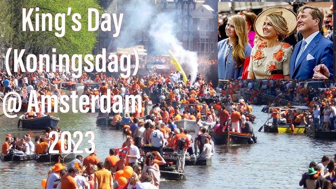 KLM - Kings Day in Amsterdam