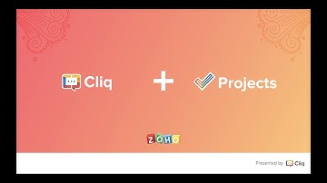 Learn how to drive your projects to success with Zoho Cliq - Zoho Projects Integration