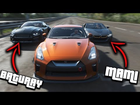 ARABALARIMIZI KAPIŞTIRDIK - MERVAN vs BATURAY vs MAMİ - (Forza Horizon 4)