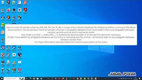 How to install all sample schemas (HR,OE,PM,SH,IX,BI) in Oracle Database 12c in single shot