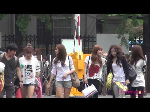 130705 에이핑크 뮤직뱅크 출근길 직캠