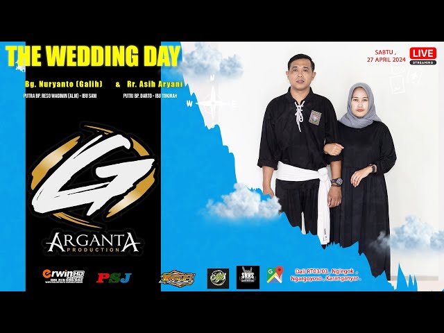 LIVE ARGANTA //  Pernikahan  Bg. Nuryanto (Galih)      u0026   Rr. Asih Aryani class=