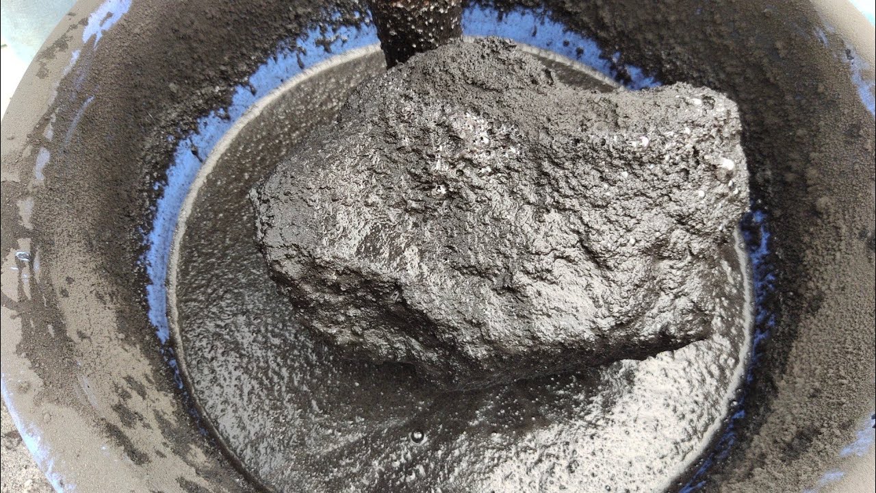 Everyone's favorite pure charcoal huge chunks crumbling in lots of water awesome compilation😋