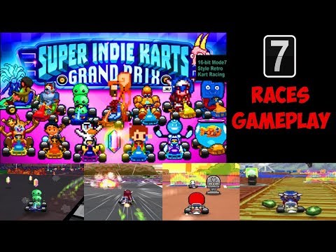 Игра Super Indie Karts - геймплей