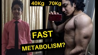 How to Gain Weight With A Fast Metabolism🇮🇳 For Hardgainers- How I Increased My Appetite