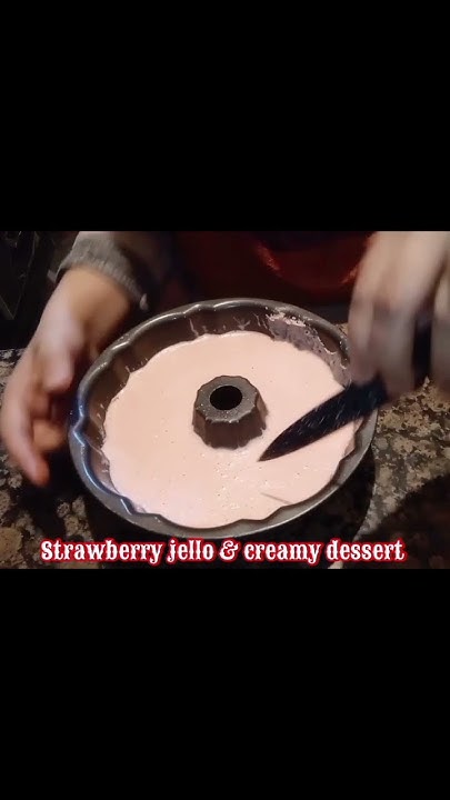 Best Gelatine Strawberry 🍓 jello dessert Recipe #my_youtube_channel # ...