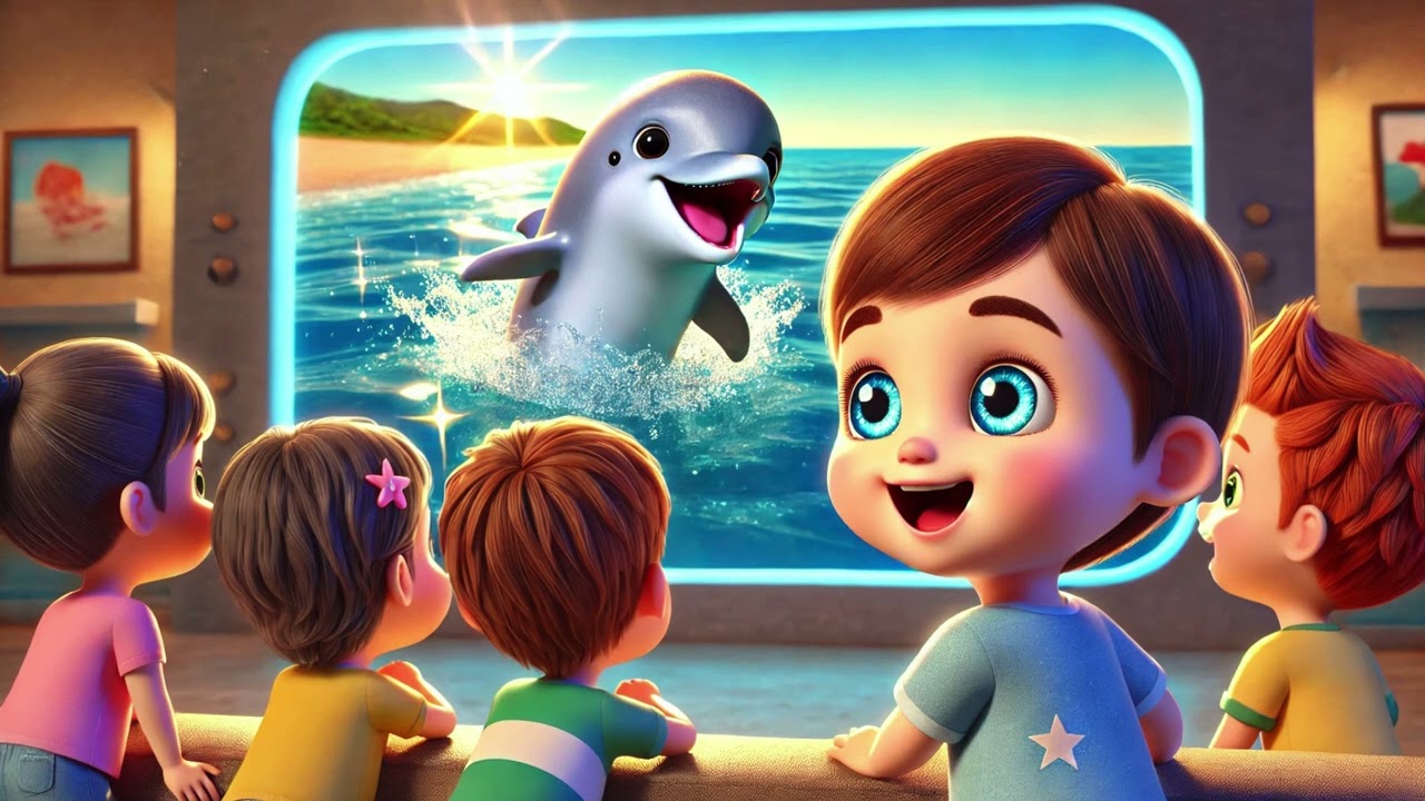 🐬 The Baby Dolphin’s First Swim: A Magical Ocean Adventure! 🌊|Nursery Rhymes & Kids Songs