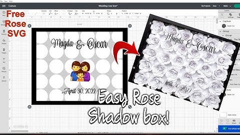 DIY: Making a Flower/Rose Shadow Box! Gift Ideas with Cricut