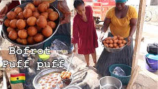 Authentic GHANA party BOFROT |TOOGBEI | PUFF PUFF recipe || easy way, wet version