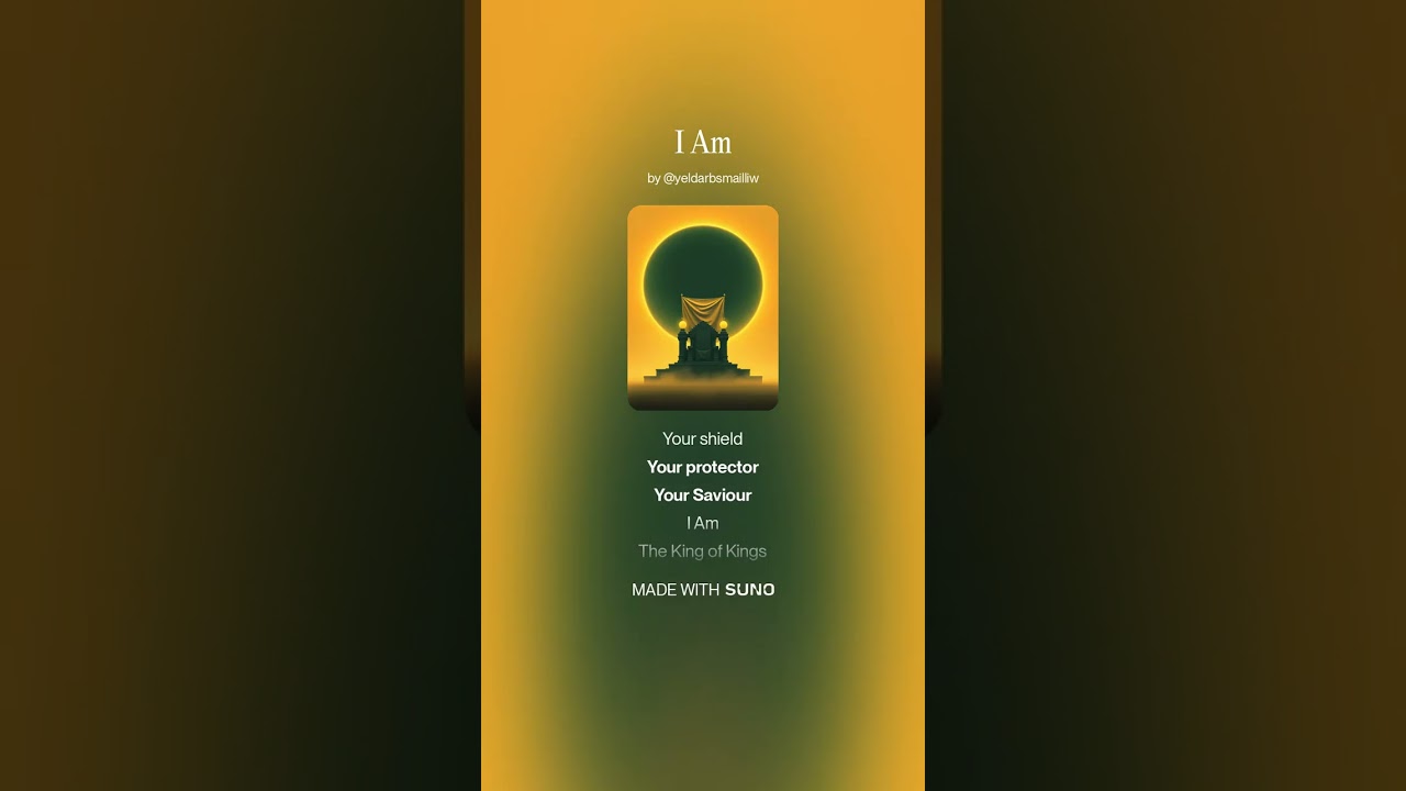 I Am (Alt Epic Mythic Prophetic Ballad)