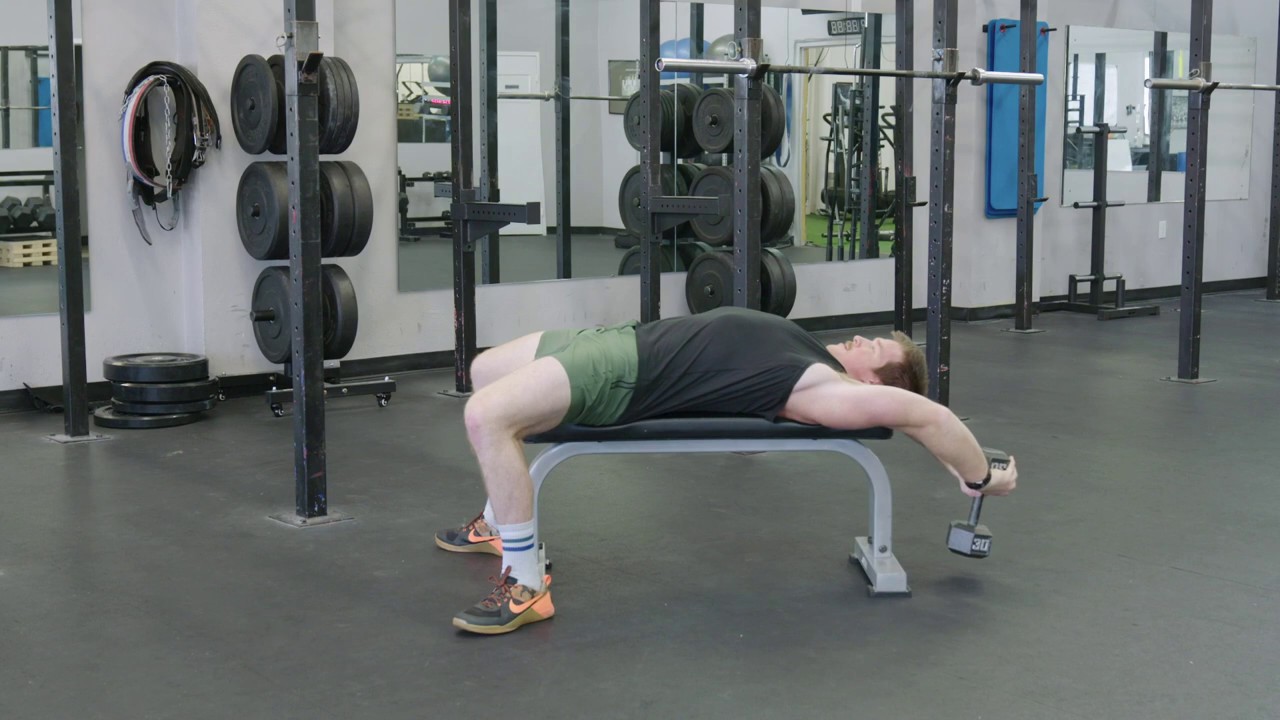 Dumbbell Pullover Technique Video YouTube