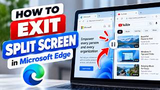 How to Exit Split Screen in Microsoft Edge