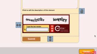 Form Builder  Captcha Element on Vimeo