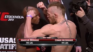 Conor McGregor vs Marcus Brimage Weigh-in Full HD