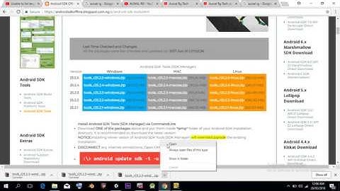Unable to list target platforms. Please make sure the android sdk path is correct