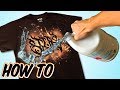 How To Custom Bleach Dye T-Shirts