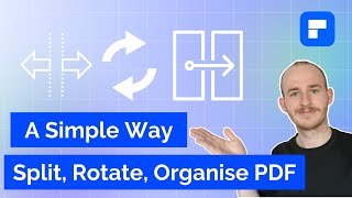 a simple way to split, rotate and organize pdf