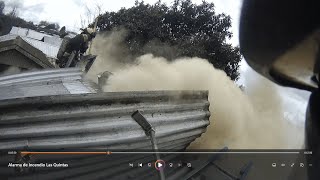 Incendio Estructural - Las Quintas - Ventilación Vertical - Zapadores Los Angeles